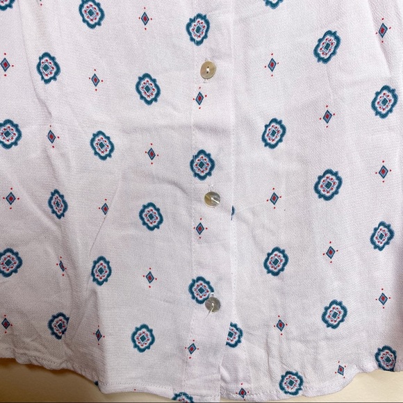 {Free People} printed button down - Picture 3 of 5